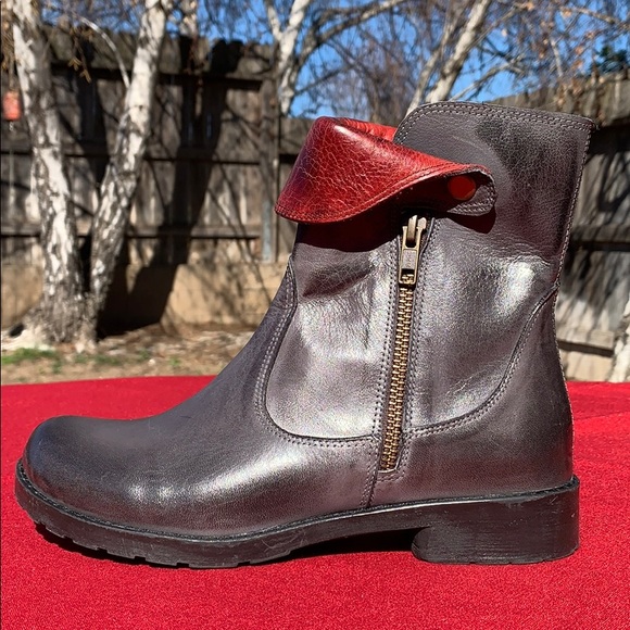 Jafa 2122 Graphite Contrast Ankle Boots Size 37 - Picture 4 of 10